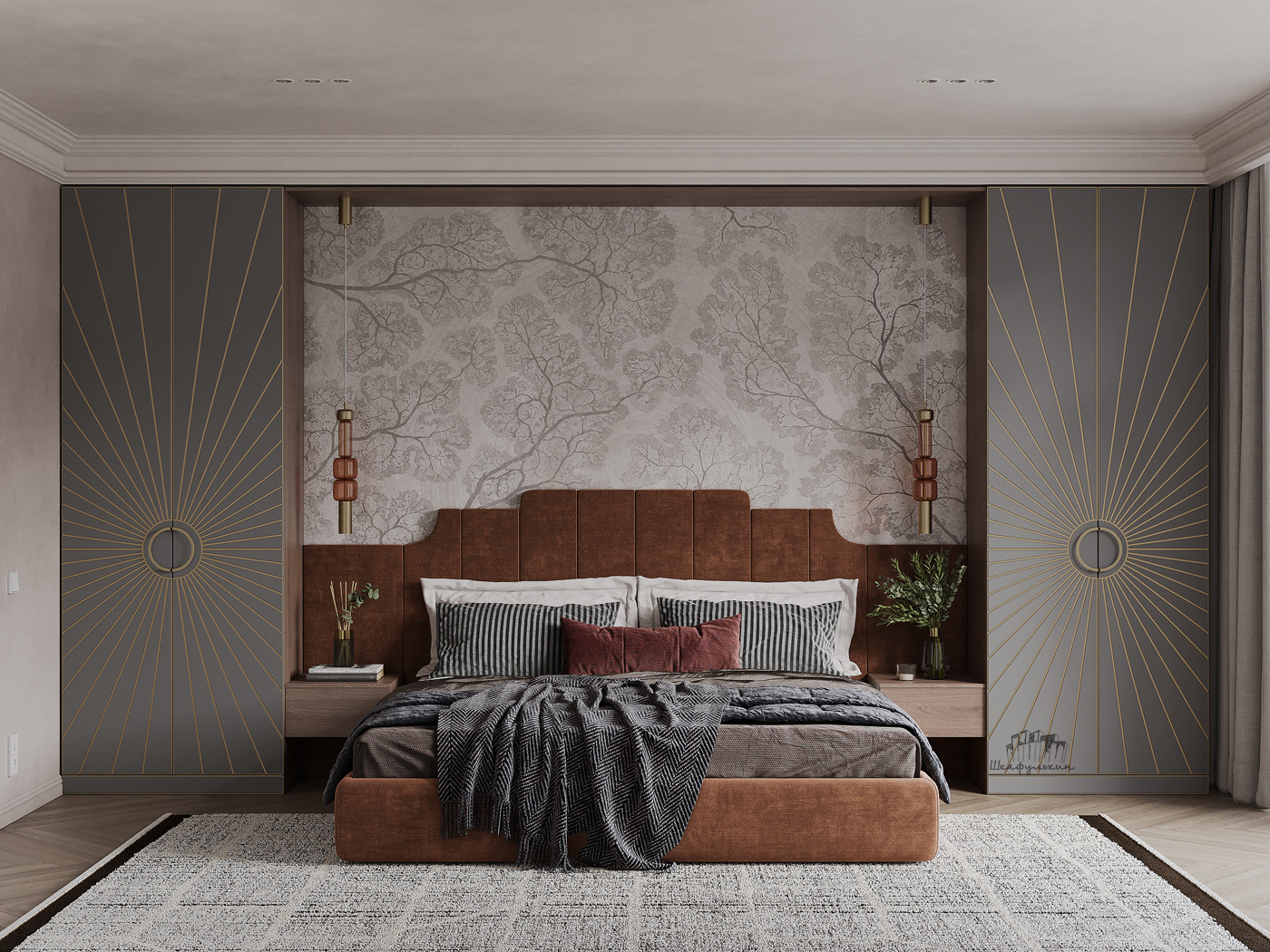 Мебель в коричневом цвете – как сочетать в интерьере?