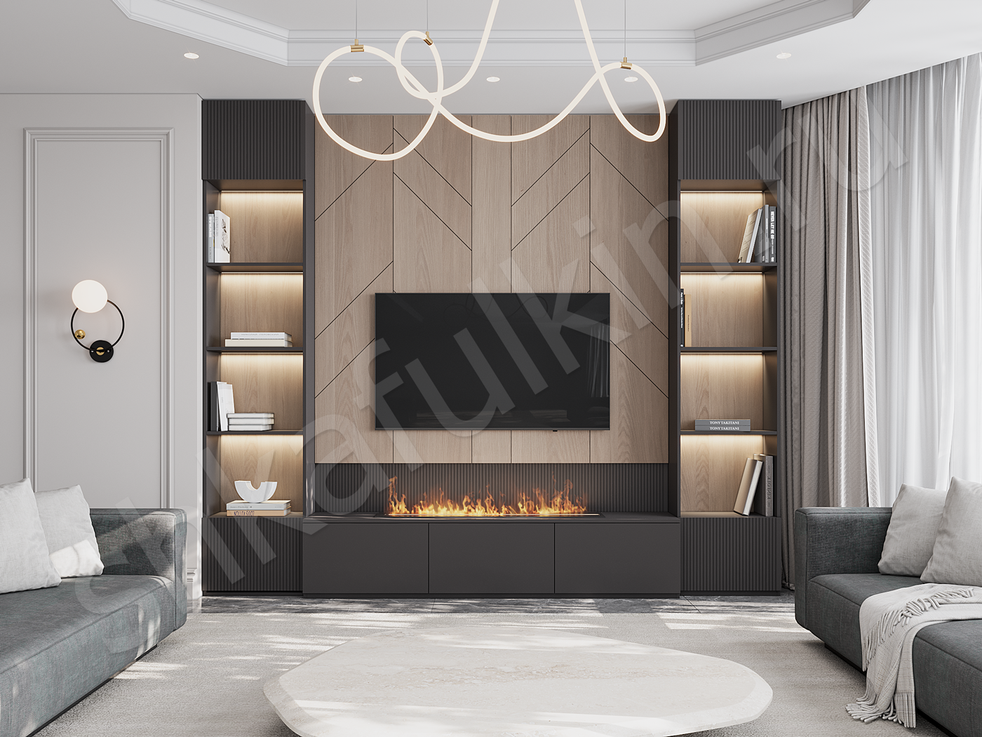 Камин в квартире – главный тренд 2024-2025