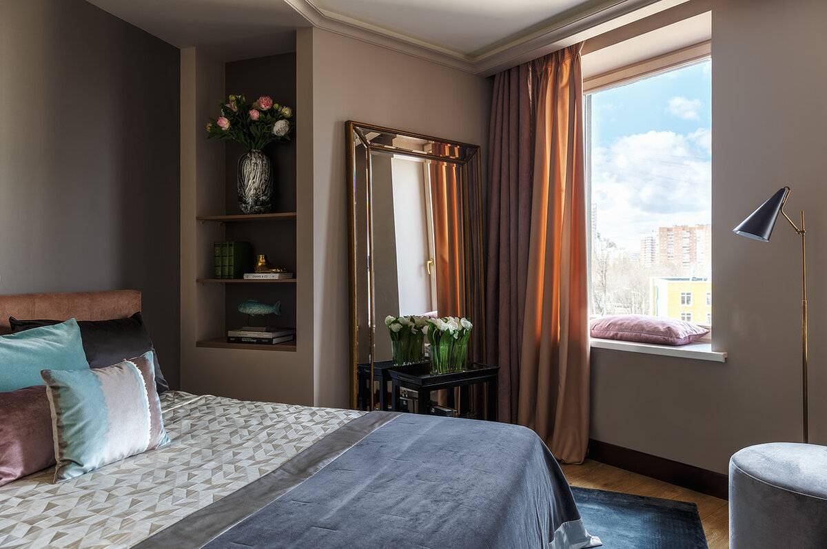 Дизайн зелёной квартиры