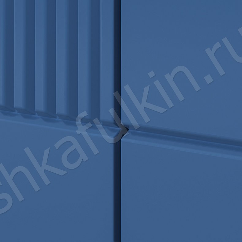 Изображение Гарнитур Андромеда Светлые Синий Цветной Современный 4х створчатые Спальня Для вещей Для декора Для книг Для белья 5