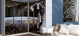 Угловой шкаф-купе Космос