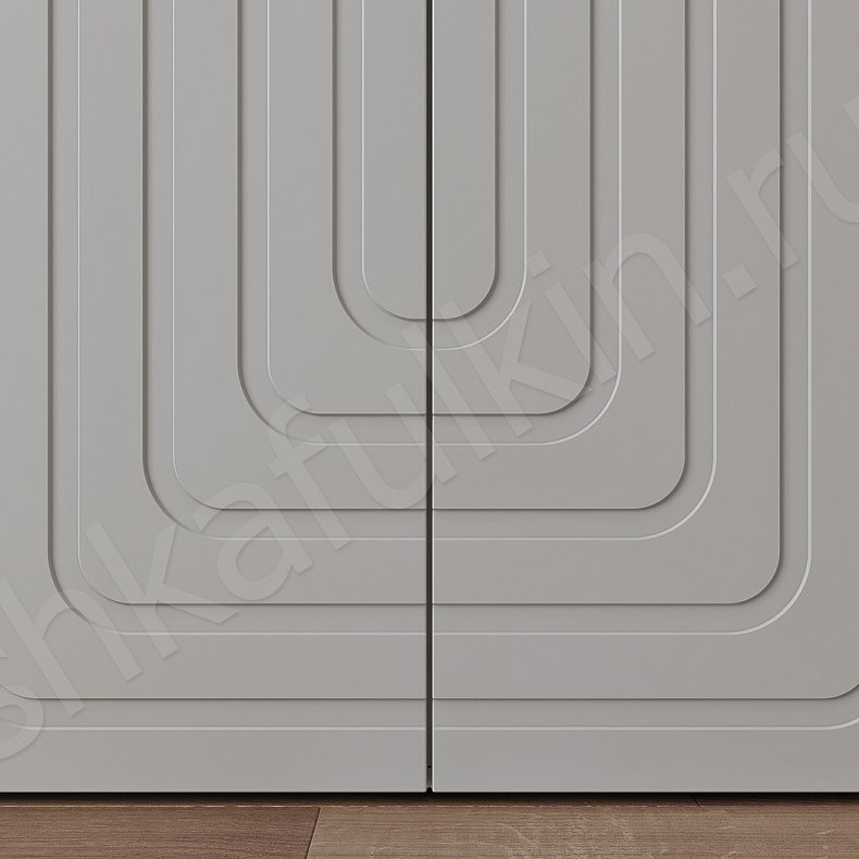 Изображение Шкаф Франциско Белый Коричневый Светлые Неоклассика 6и створчатые Гостиная Для вещей 9