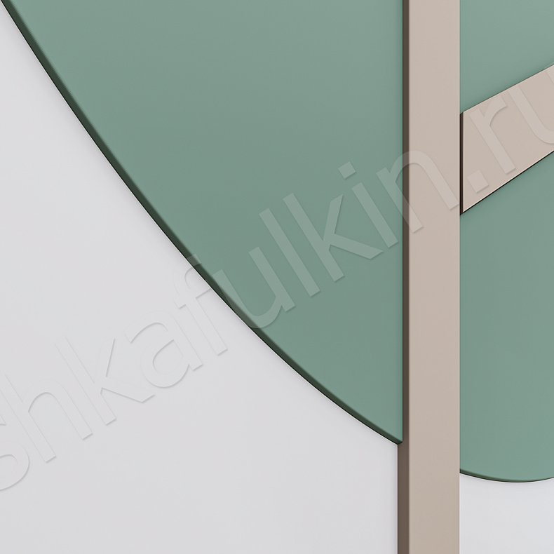 Изображение Детская Кэрролл Белый Современный 2х створчатые Детская Для вещей Для книг 4