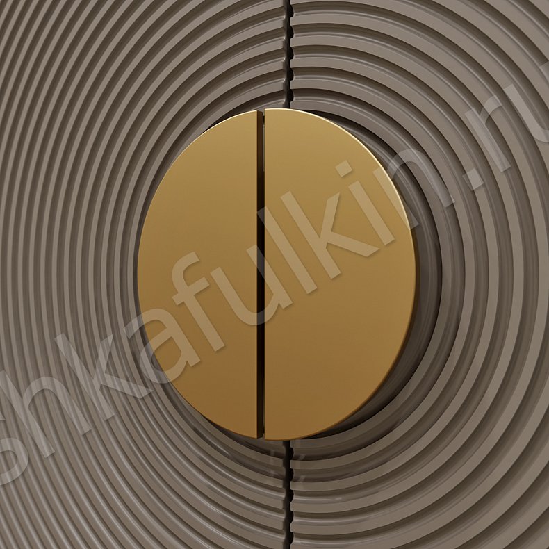 Прихожая Ришелье Светлые Коричневый Белый Неоклассика 4х створчатые Прихожая Для вещей 5