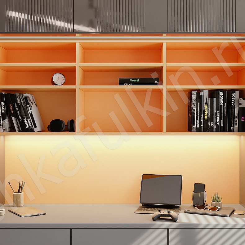 Изображение Детская Шондер Черный Цветной Светлые Зеленый Современный  Детская Для книг 8