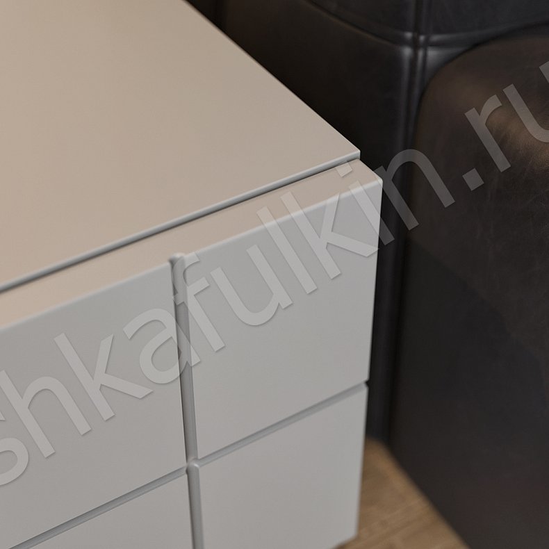 Шкаф Честер Древесный Светлые Серый Модерн 4х створчатые Спальня Для декора Для вещей 4