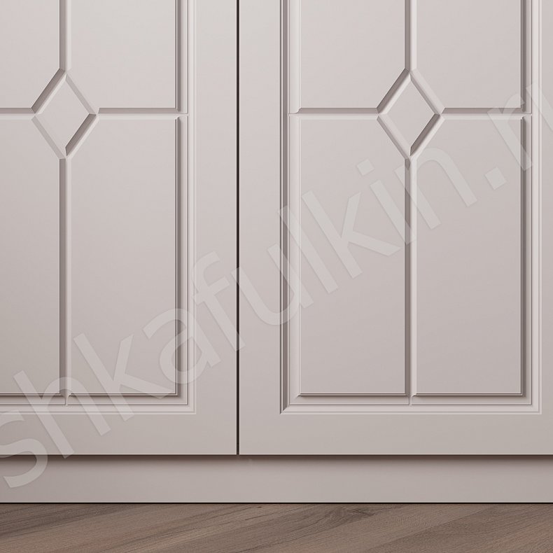 Гарнитур Розанна Светлые Современный 3х створчатые Гостиная Для вещей 2