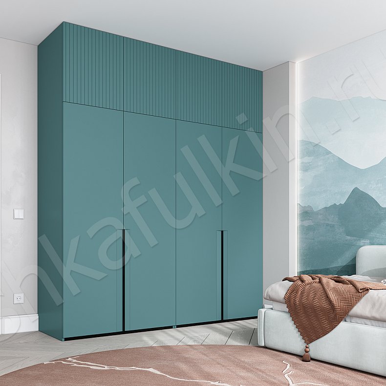 Шкаф Партенио  Минимализм 4х створчатые Спальня Для вещей
