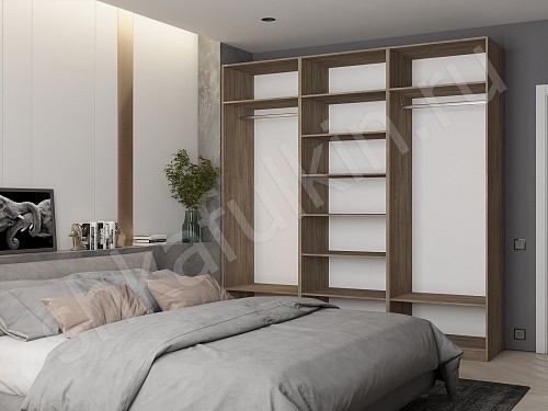 Изображение цвета Шкаф Аксель Белый  4х створчатые Спальня 