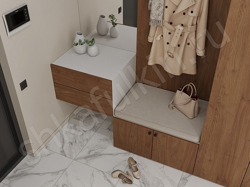 Изображение цвета Прихожая Олли  Минимализм 2х створчатые Прихожая 