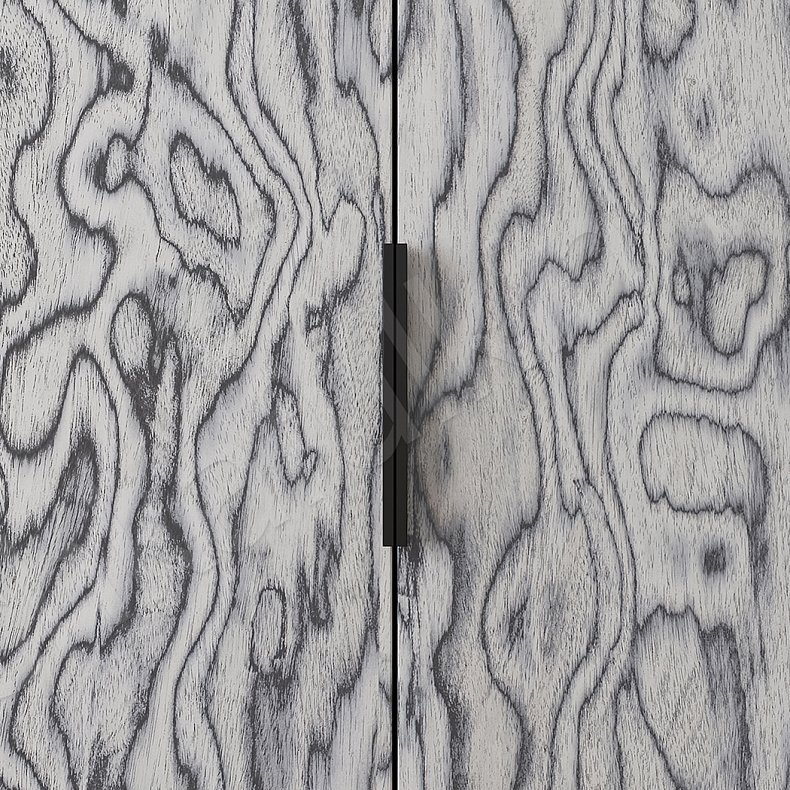 Изображение Шкаф Флеминг Цветной Современный 4х створчатые Гостиная Для книг Для декора Для вещей 4