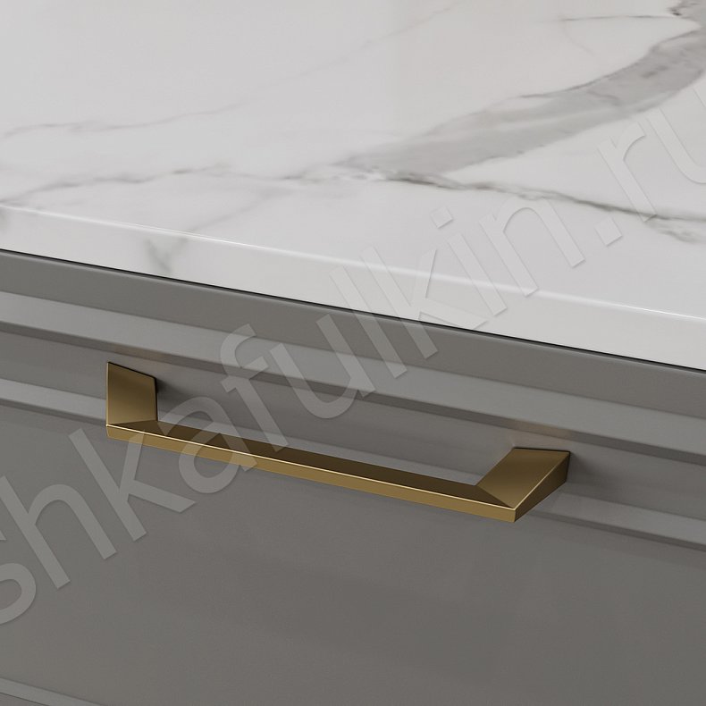 Изображение Кухня Агата Grey Серый Светлые Белый Неоклассика Для посуды 4