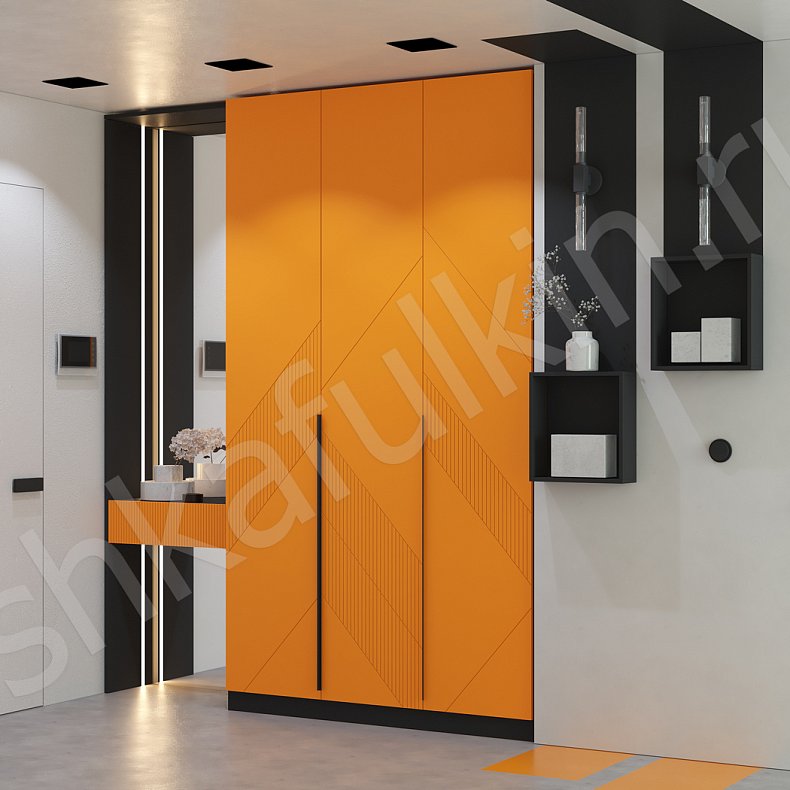 Прихожая Неонелли Цветной Коричневый Светлые Современный 3х створчатые Прихожая Для вещей 1