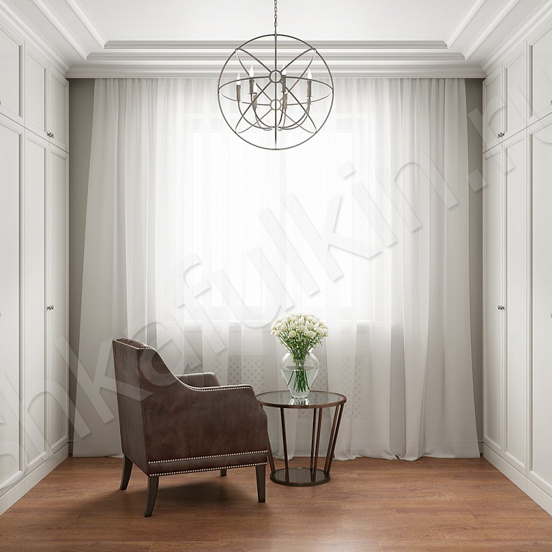 Гардеробная Комплимент Белый Классика 6и створчатые   1