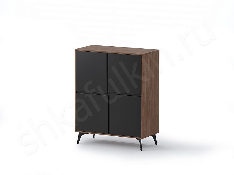 Тумба Парти Белый Черный Коричневый Серый Светлые Темные Современный 4х створчатые Гостиная Для декора Для вещей