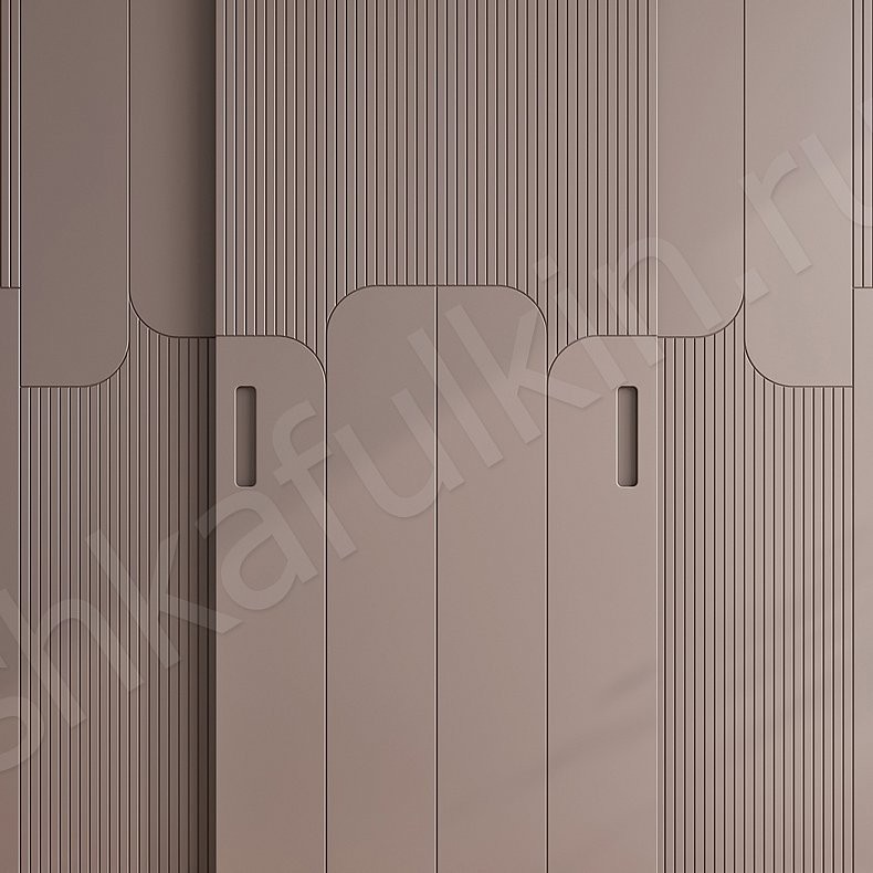 Шкаф-купе Амадео Светлые Современный 3х створчатые Гостиная Для вещей 7