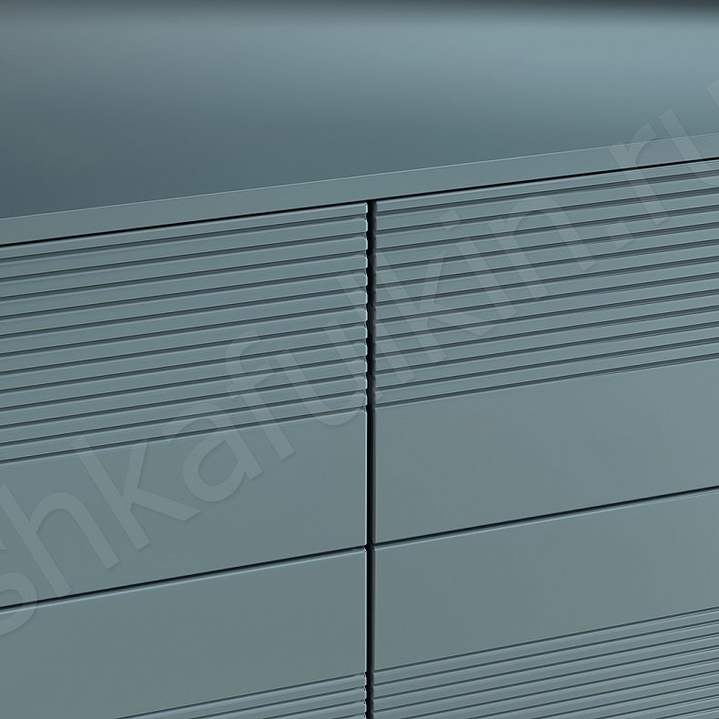 Изображение Стенка Дарвин Темные Синий Цветной Современный 2х створчатые Гостиная Для вещей Под ТВ Для декора Для книг 4