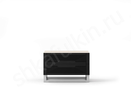 Прикроватная тумба Бергамо Коричневый Белый Черный Красный Синий Светлые Темные Неоклассика 2х створчатые Спальня 