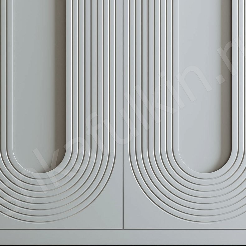 Изображение Прихожая Дзен Белый Светлые Современный 3х створчатые Прихожая Для вещей 2