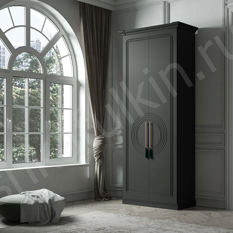 Изображение Шкаф Санмарино Лайт  Неоклассика 2х створчатые Гостиная  13