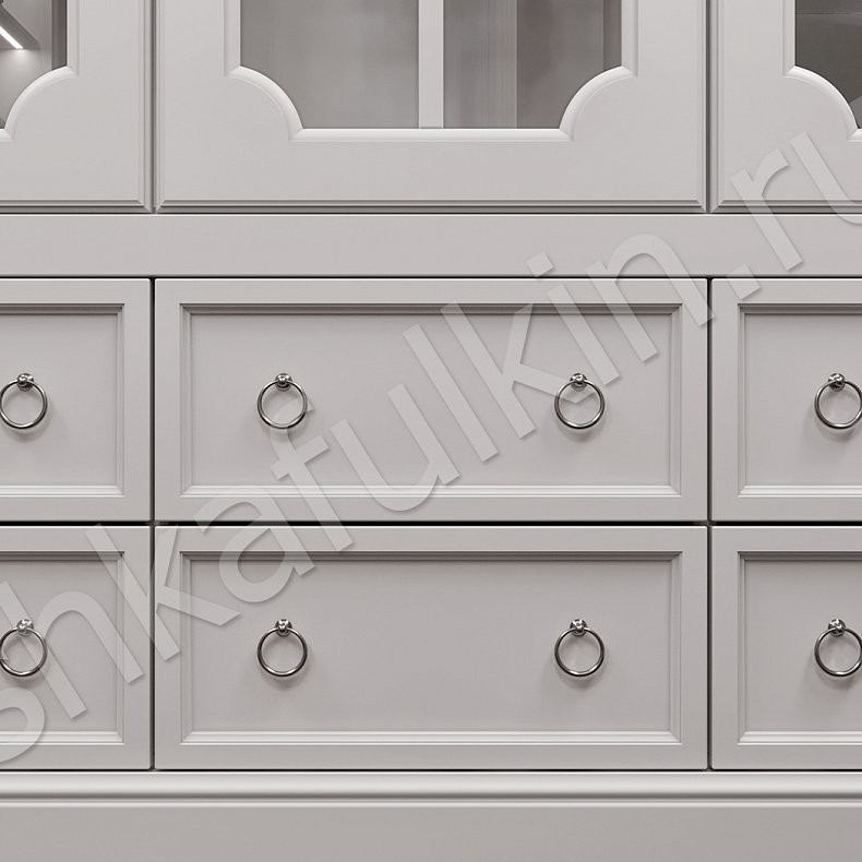 Гардеробная Джейн Белый Классика  Гардеробная Для вещей 4