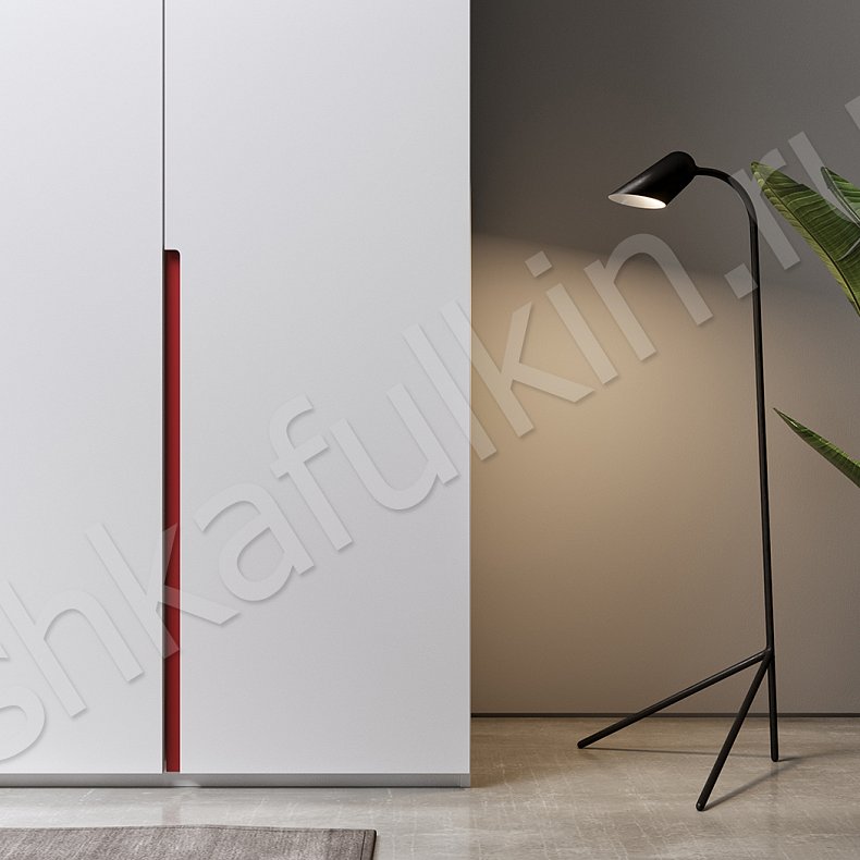 Распашной шкаф Графит Белый Черный Светлые Темные Минимализм 4х створчатые Гостиная Для вещей 9