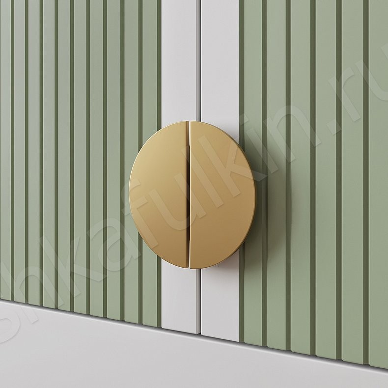 Детская Астория Белый Зеленый Современный 4х створчатые Детская Для книг Для декора Для вещей 6