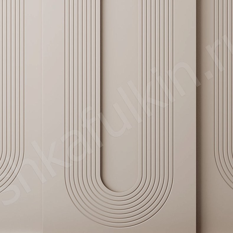 Изображение Шкаф-купе Дзен Светлые Современный 3х створчатые Гостиная 4