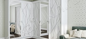 Угловой шкаф-купе Милора