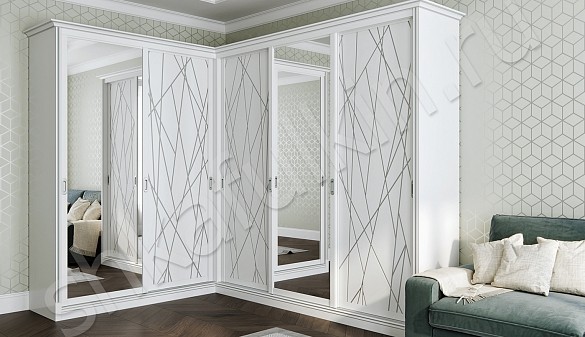 Угловой шкаф-купе Милора