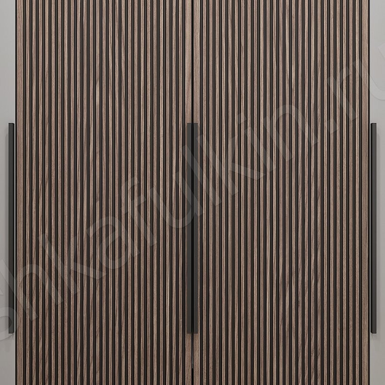 Прихожая Саливер Серый Светлые Древесный Современный 4х створчатые Прихожая Для вещей 3