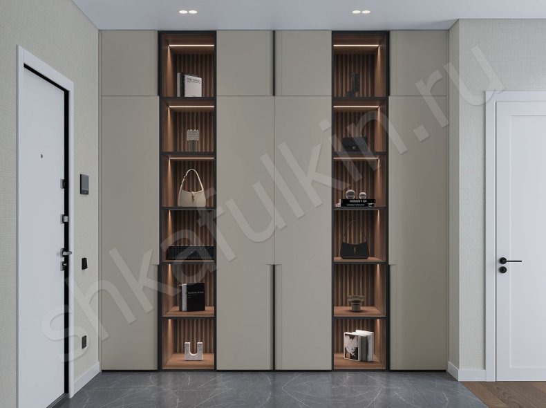 Изображение Прихожая с двумя стеллажами Партенио
