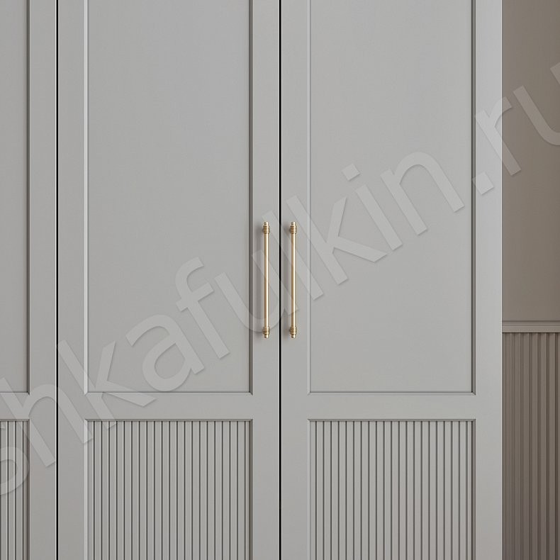 Изображение Шкаф Шелдон Цветной Серый Темные Зеленый Модерн 4х створчатые Гостиная Для вещей 7