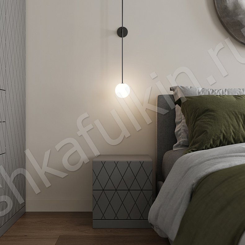 Изображение Шкаф Дианта Серый Светлые Современный 5и створчатые Спальня Для вещей 6