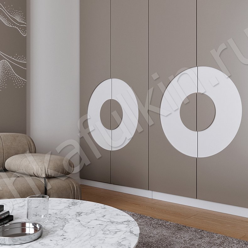 Шкаф Меридиан Белый Цветной Коричневый Серый Светлые Современный 4х створчатые Спальня Для вещей 10