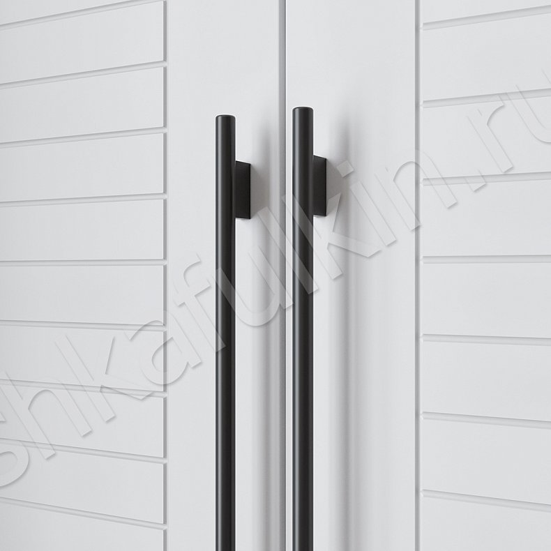 Изображение Гарнитур Альба Белый Светлые Современный 2х створчатые Спальня Для книг Для вещей 7