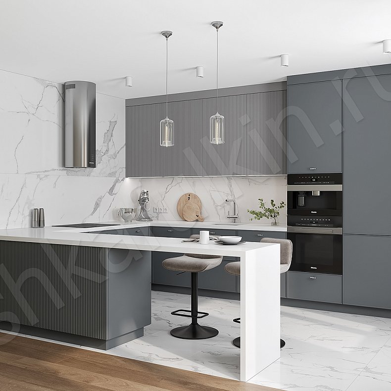 Кухня Шафран Золото Светлые Серый Коричневый Венге Современный   Для посуды 1