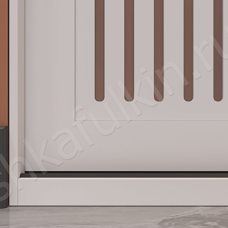 Шкаф-купе Сандерс Белый Модерн 3х створчатые Прихожая Для вещей 6