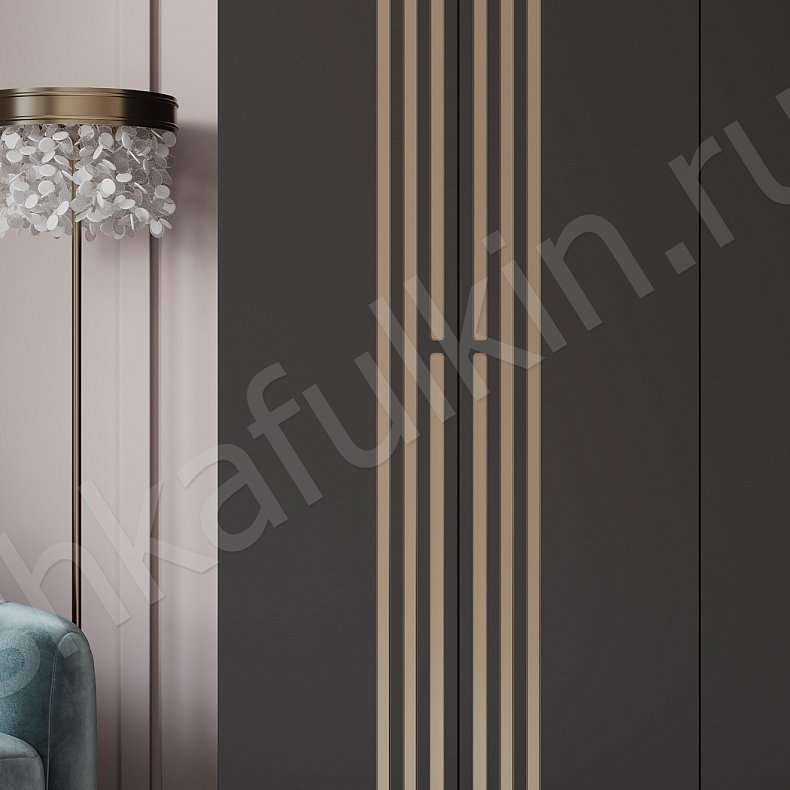 Шкаф Пальмира Темные Современный 4х створчатые Спальня Для вещей 8