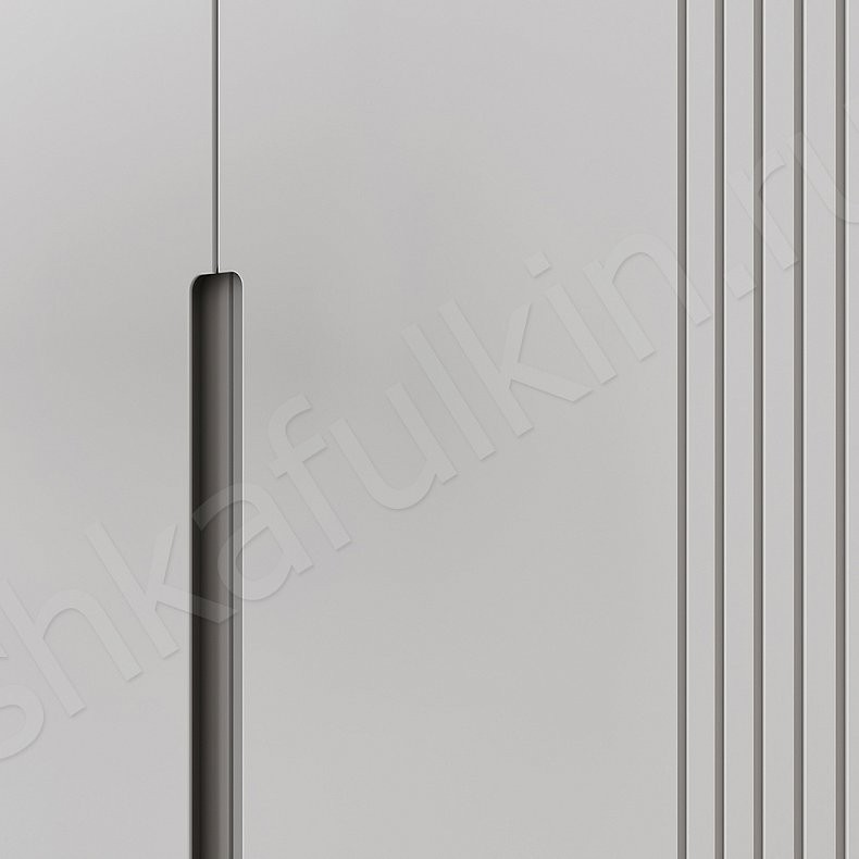 Шкаф 4 двери Сильвер Белый Модерн 4х створчатые Гостиная Для вещей 4