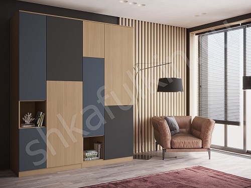 Изображение цвета Шкаф Денди Белый Современный 5и створчатые  