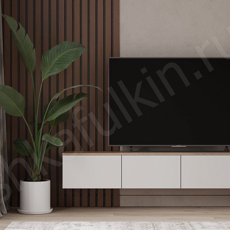 Изображение Стенка Максвелл Белый Светлые Современный 3х створчатые Гостиная Для книг Для вещей 3