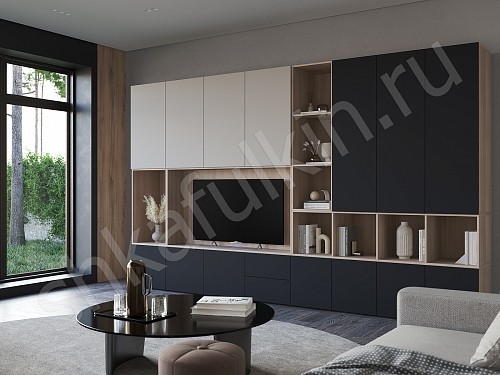 Изображение цвета Стенка Нолти  Минимализм  Гостиная 