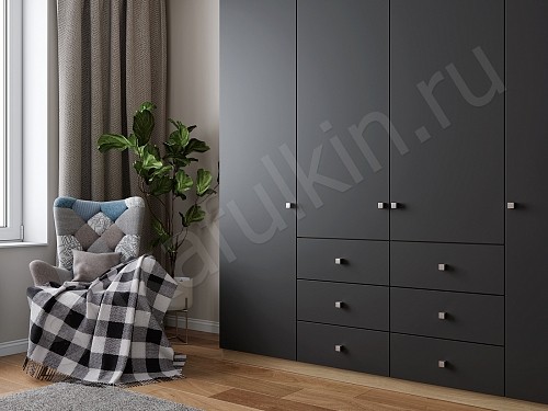 Корпусный шкаф Джерри Белый Прованс 4х створчатые Спальня 