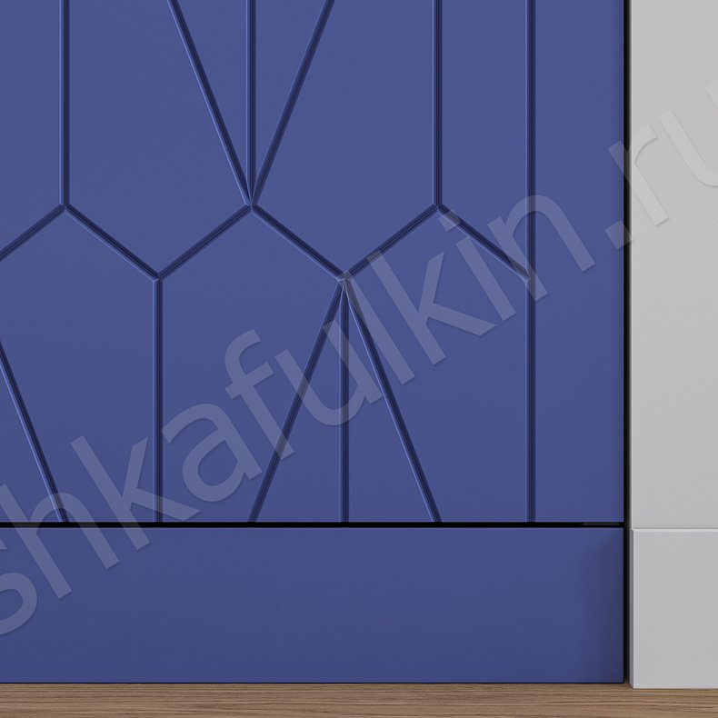 Прихожая Космо Белый Цветной Синий Светлые Темные Современный 3х створчатые Прихожая Для вещей 10