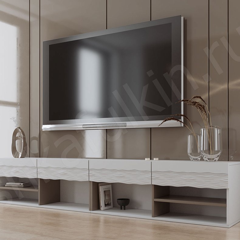 Гарнитур Энгельс Светлые Коричневый Модерн 4х створчатые Спальня Для вещей 2