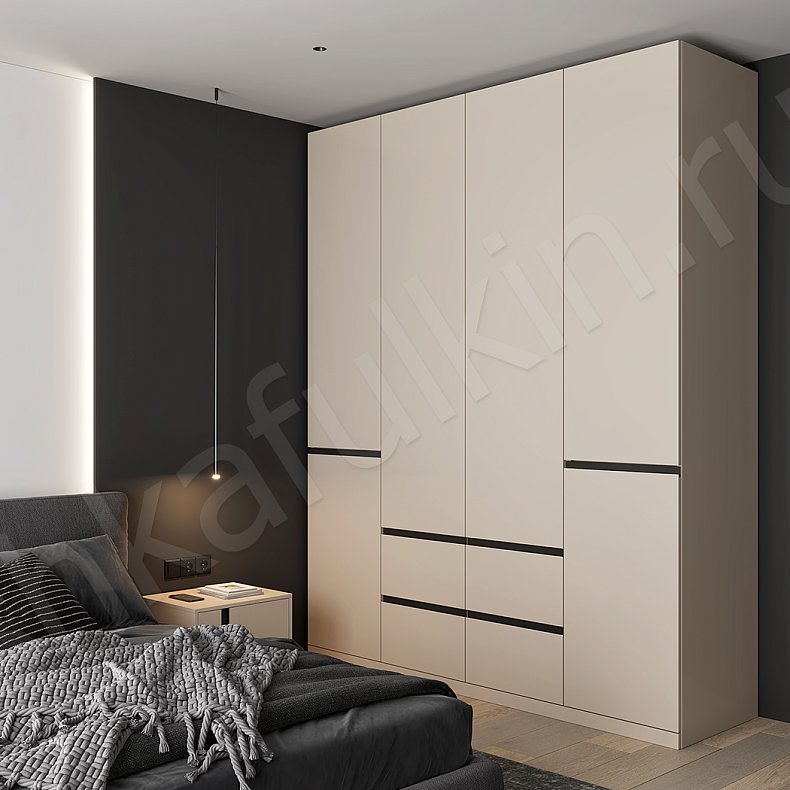 Гарнитур Зиппи Светлые Современный 4х створчатые Спальня Для вещей 1