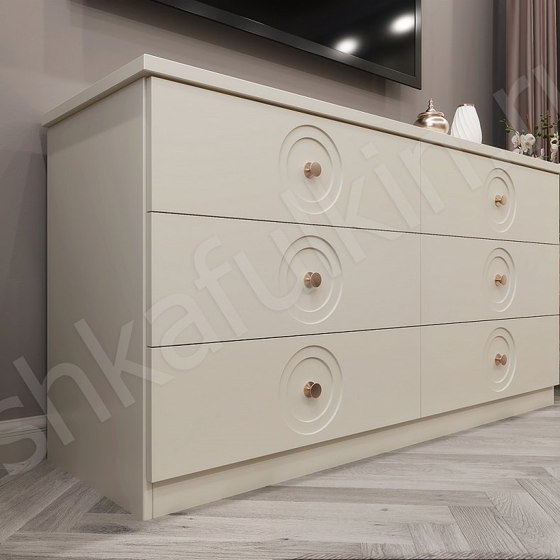 Гарнитур Камелия Белый Светлые Классика 4х створчатые Спальня Для белья Для вещей 2