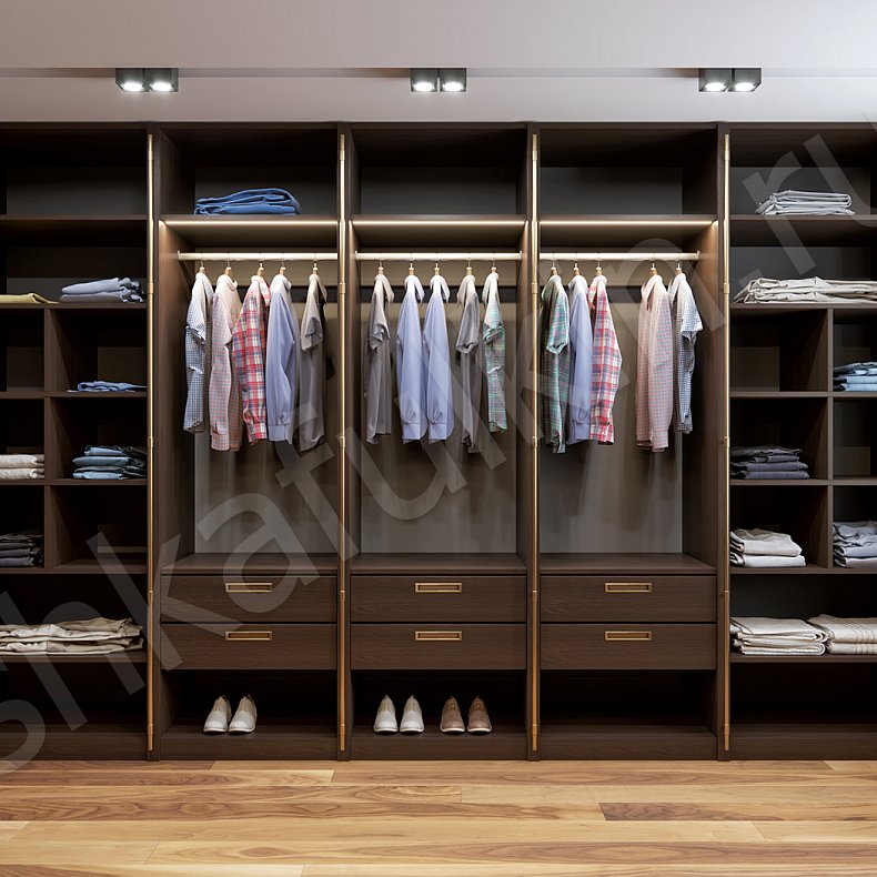 Гардеробная Монреаль Древесный   Гардеробная  2