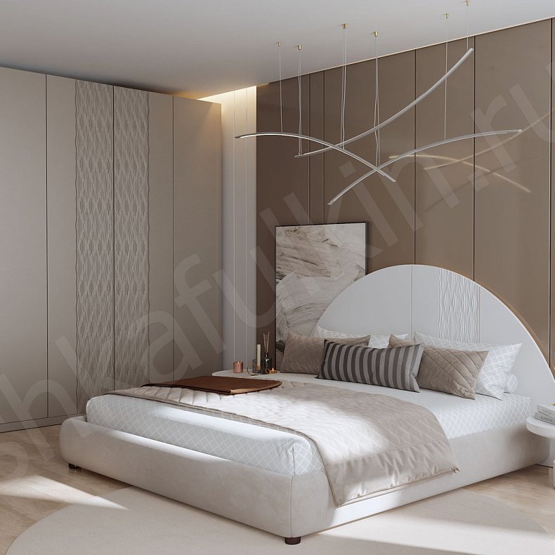 Гарнитур Энгельс Светлые Коричневый Модерн 4х створчатые Спальня Для вещей